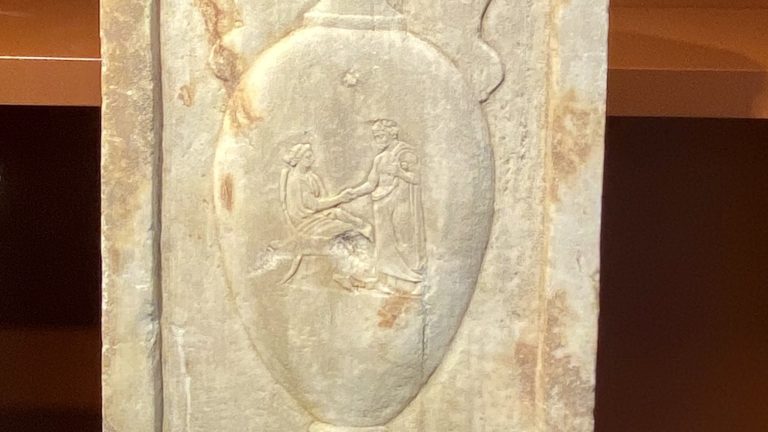 Ancient funerary stele returned by the UK goes on display in Greece