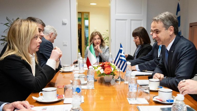 Greek and Italian Prime Ministers meet to discuss tensions with Turkey, energy crisis