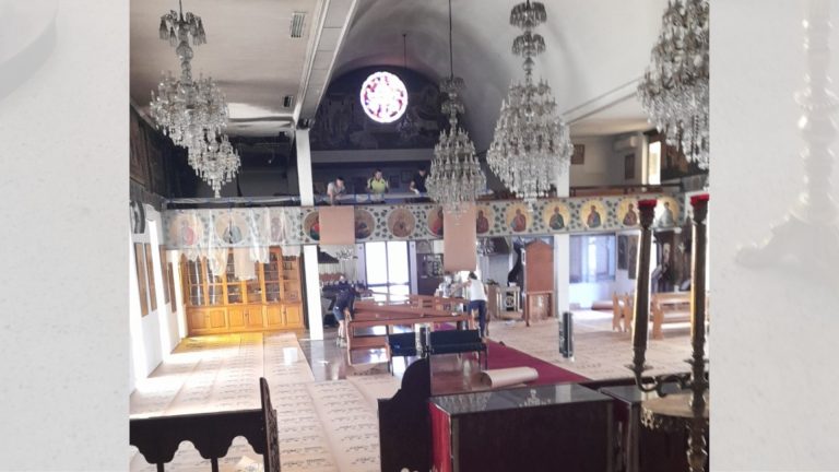 Restoration works continue at Sts Anargiri Greek Orthodox church in Victoria after fire