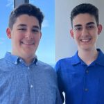 Twins John and George Dedousis, who attended Trinity Grammar and both scored a perfect 45 out of 45 in the IB.