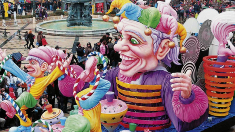 Carnival street parade returns to the Greek city of Patra after three years