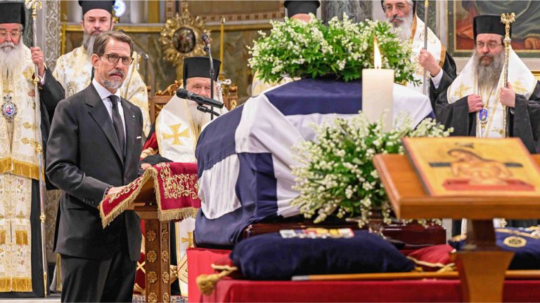 Former king of Greece, Constantine II laid to rest in former royal estate of Tatoi