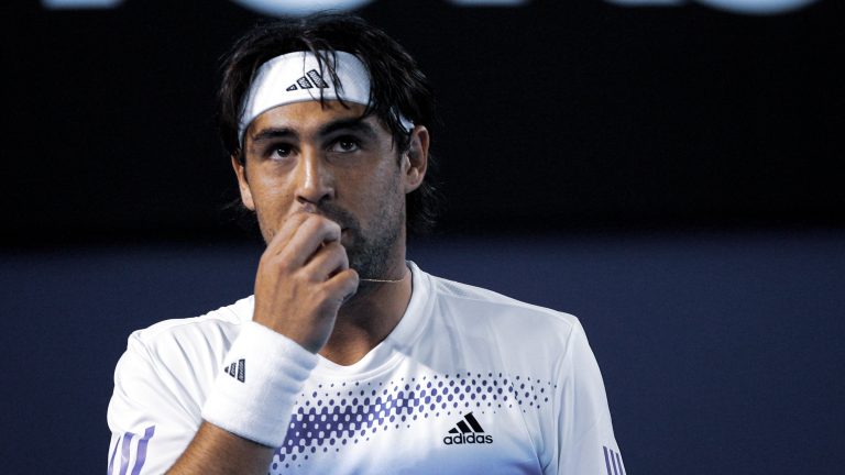 Marcos Baghdatis competes in Australian Open legends event for first time