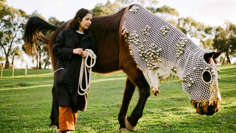 Victorian artist Tina Stefanou on working with ‘neurodivergent’ girls and horses