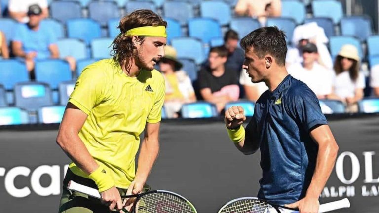 Tsitsipas brothers advance to next round of Australian Open for first time as a team