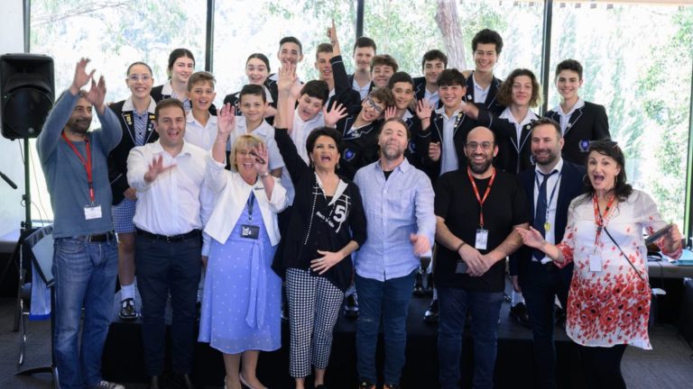 Alkistis Protopsalti meets with Greek students in Melbourne ahead of Antipodes