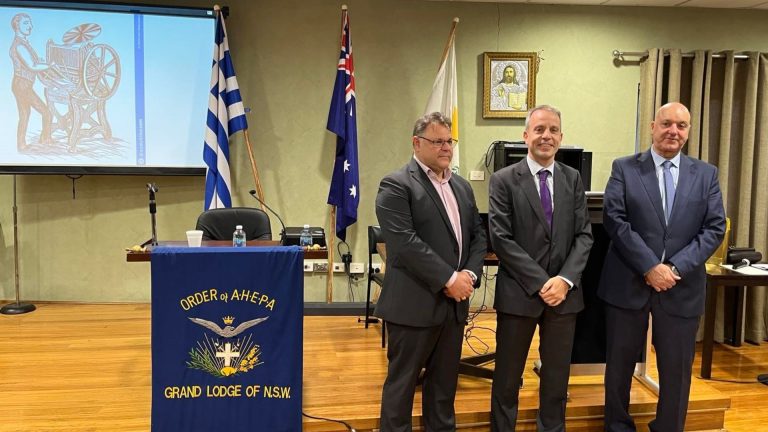 Costas Giannakodimos gives lecture in Sydney on media portrayals of the Greek Revolution