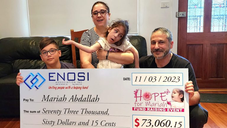 Victoria’s Enosi Association raises over $73,000 at Hope For Mariah fundraiser