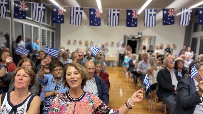 Greek dancing and music echo across Burwood to mark Greece’s National Day