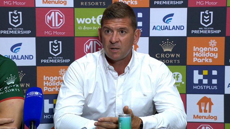 Jason Demetriou demands life bans after Rabbitohs player cops alleged racial abuse