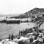 Gallipoli beach 1915.