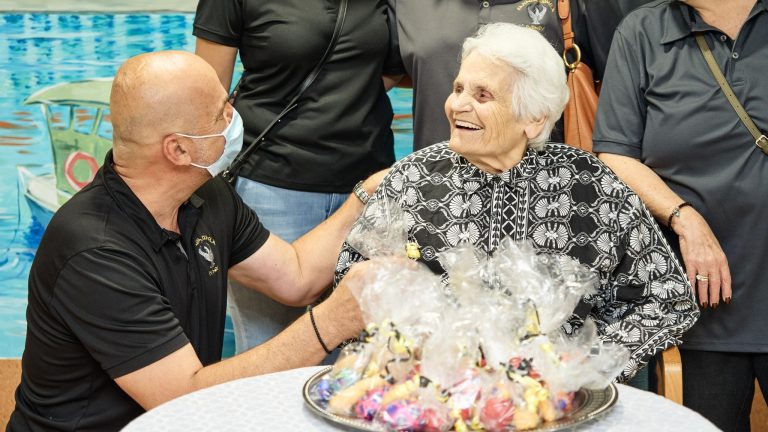 Panagia Soumela delivers Easter treats to elderly in St Basil’s Lakemba