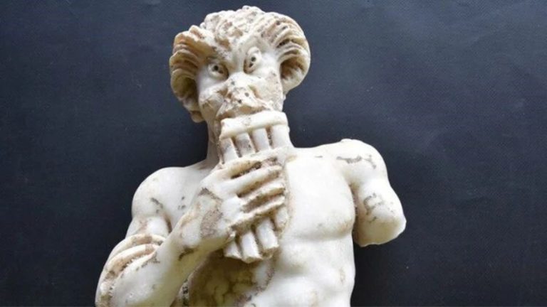 Archaeologists discover broken statue of ancient Greek god in Turkey
