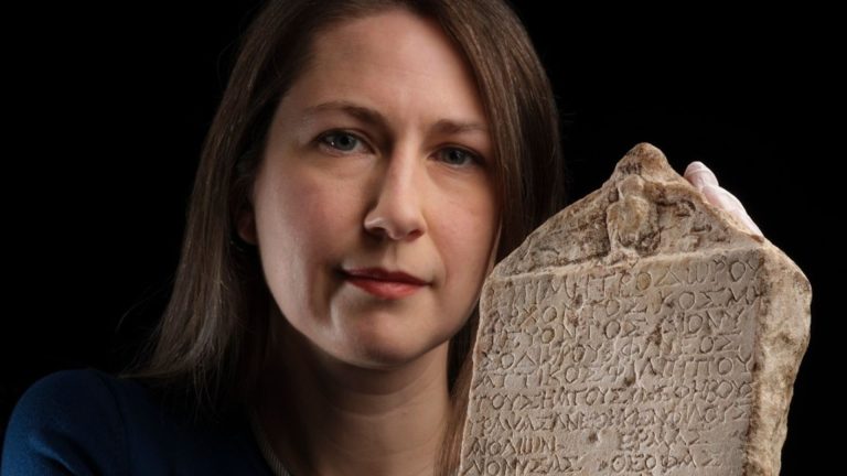 Ancient Greek stone ‘yearbook’ discovered at Scotland Museum