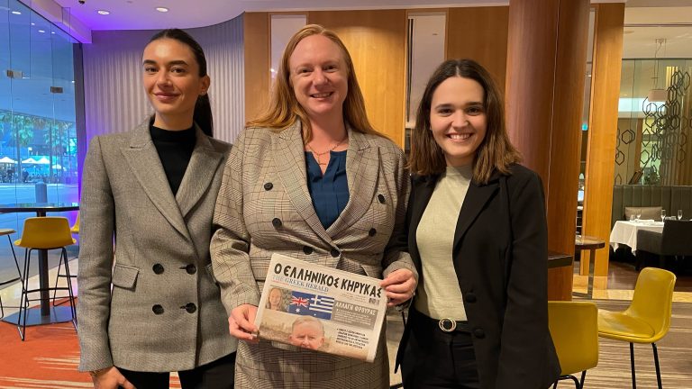 Australia’s new Ambassador to Greece meets with The Greek Herald team