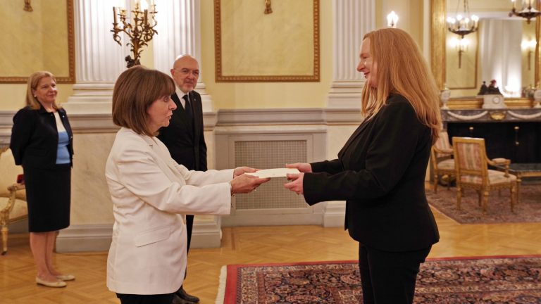 Australia’s new Ambassador to Greece meets with President Sakellaropoulou