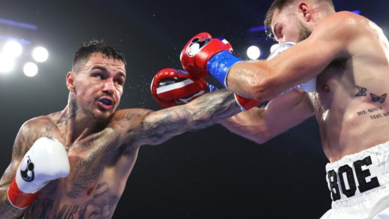 George Kambosos Jr defends IBO world title win against Maxi Hughes