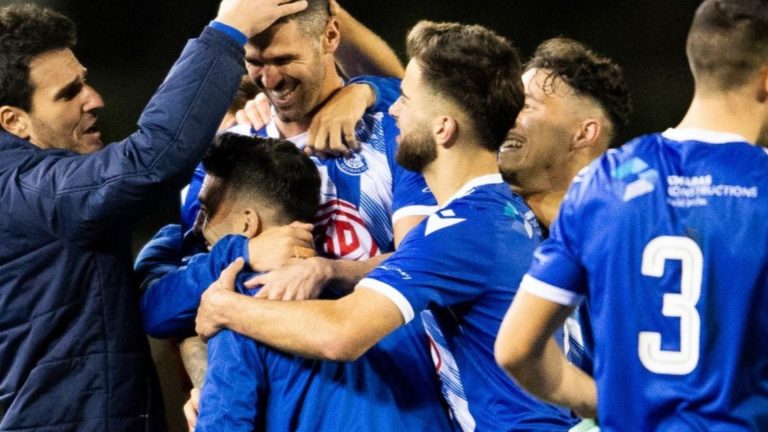 Sydney Olympic FC equalise match against Mt Druitt Town Rangers