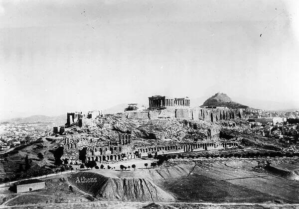Acropolis photographed in 1930s.