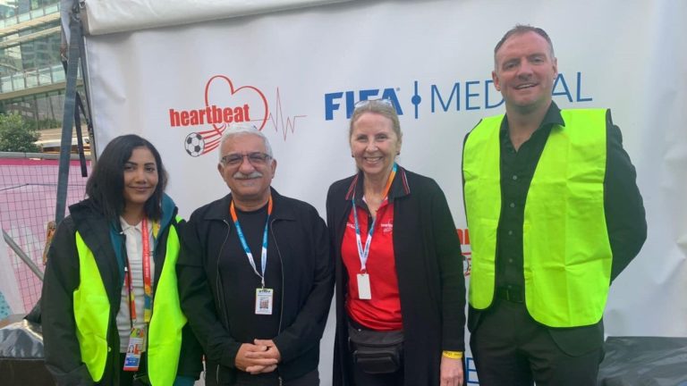 FIFA work with Heartbeat of Football to promote heart health at Women’s World Cup