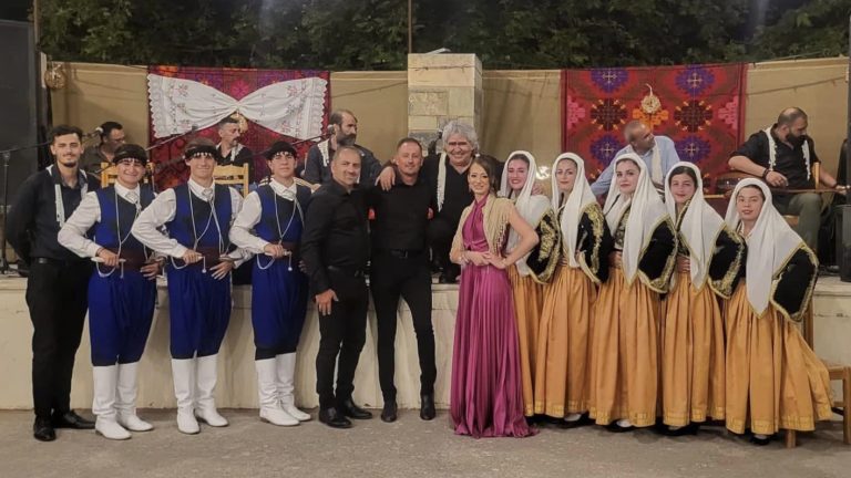 Cretan youth from Australia draw crowds on Crete with their dancing performances