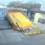 Truck dumps asbestos at a Medical clinic driveway in Melbourne caught on CCTV.