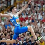 Miltiadis Tentoglou flies into first place at the World Athletics Championships for 2023 long jump.