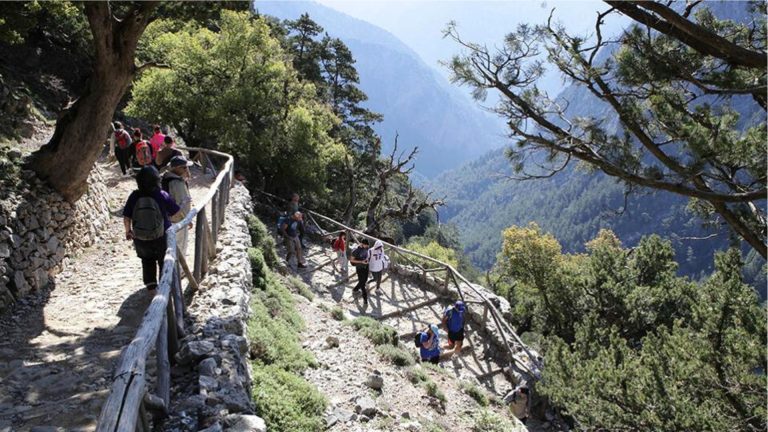 Popular mountain gorge in Crete closed after earthquake rockslide injures tourist