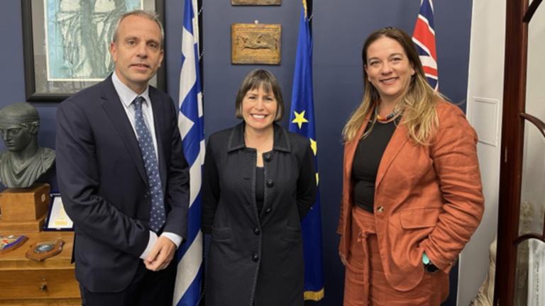 Consul General of Greece in Sydney meets with Professor Tamar Hodos