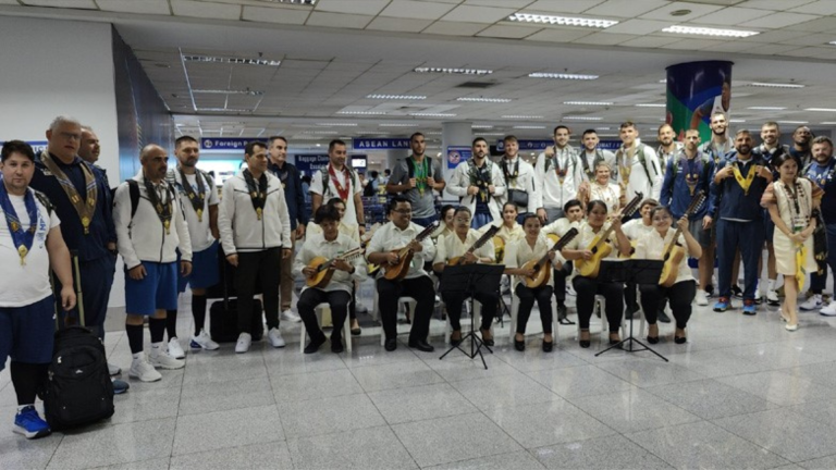 Men’s Greek National team arrive in Manilla for FIBA 2023 World Cup