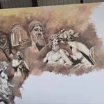 Mural-in-progress-at-Greek-restaurant-