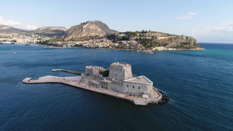 Newly restored Bourtzi Castle in Nafplio opens its doors to the public