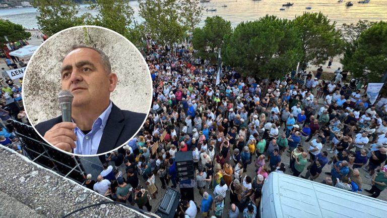 Rally held for the release of Himare Mayor-elect Beleri