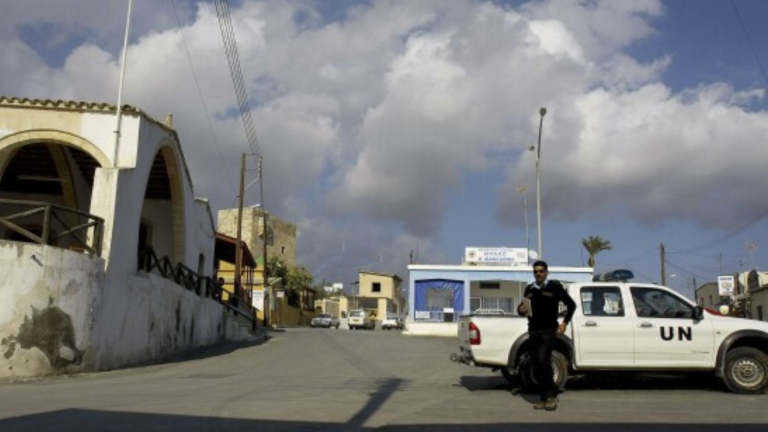 Turkish Cypriot protesters clash with UN peacekeepers over road work in divided Cyprus’ buffer zone