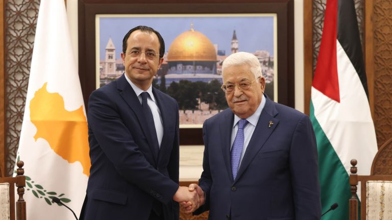 Cyprus’ President makes historic visit to Palestine