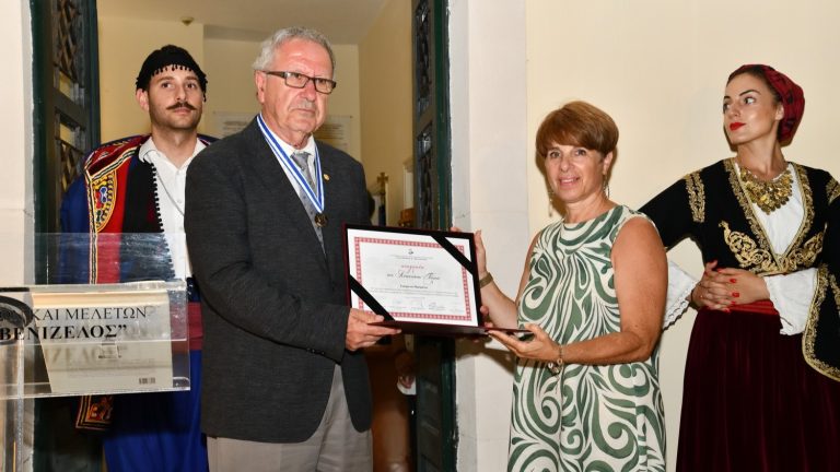 Professor Tamis honoured by National Research Foundation ‘Eleftherios K. Venizelos’