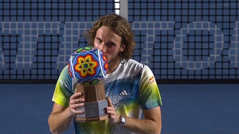 Stefanos Tsitsipas wins first title of the year in Los Cabos