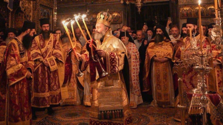 Archbishop Makarios of Australia visits Mount Athos