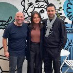 George Calombaris (L), Jorja Kavellaris (M) and Billy Kavellaris (R).