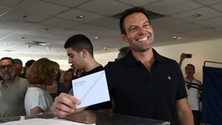 Kasselakis forges ahead in first round of SYRIZA-PA leadership election in Greece
