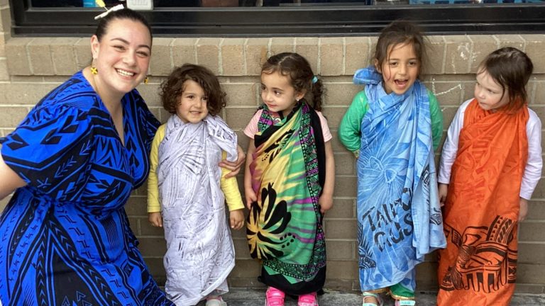 Victorian childcare centre embrace cultural traditions from Zorba to Samoan clothing