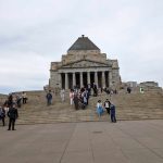 A special ceremony took place within the Shrine of Remembrance