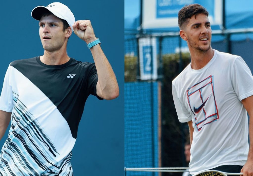 Hubert Hurkacz and Thanasi Kokkinakis. 