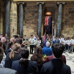 Inside the shrine of remembrance to honour OXI Day