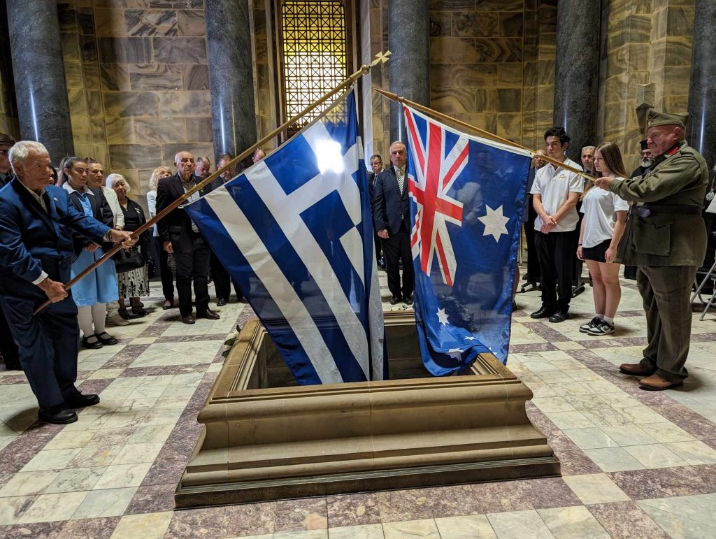 melbourne shrine OXI Day