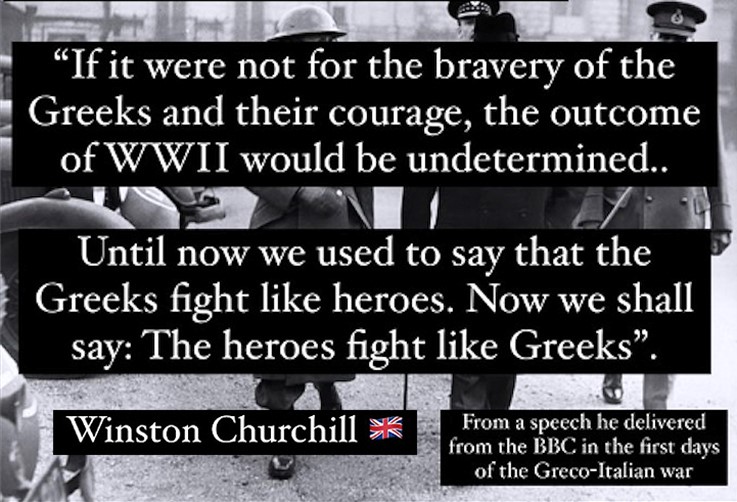 Winston Churchill quote.