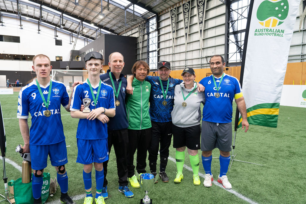 south melbourne fc blind football series