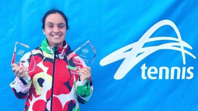 Andriana Petrakis wins first national tennis Championships title in Melbourne