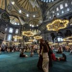 Interior of Hagia Sophia in Istanbul, Turkey, July 24, 2022. Photo AA News.