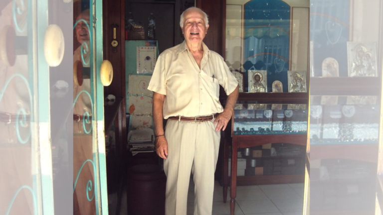 Jeweller and watch repairer Pantelis reflects on his time in Australia and Greece